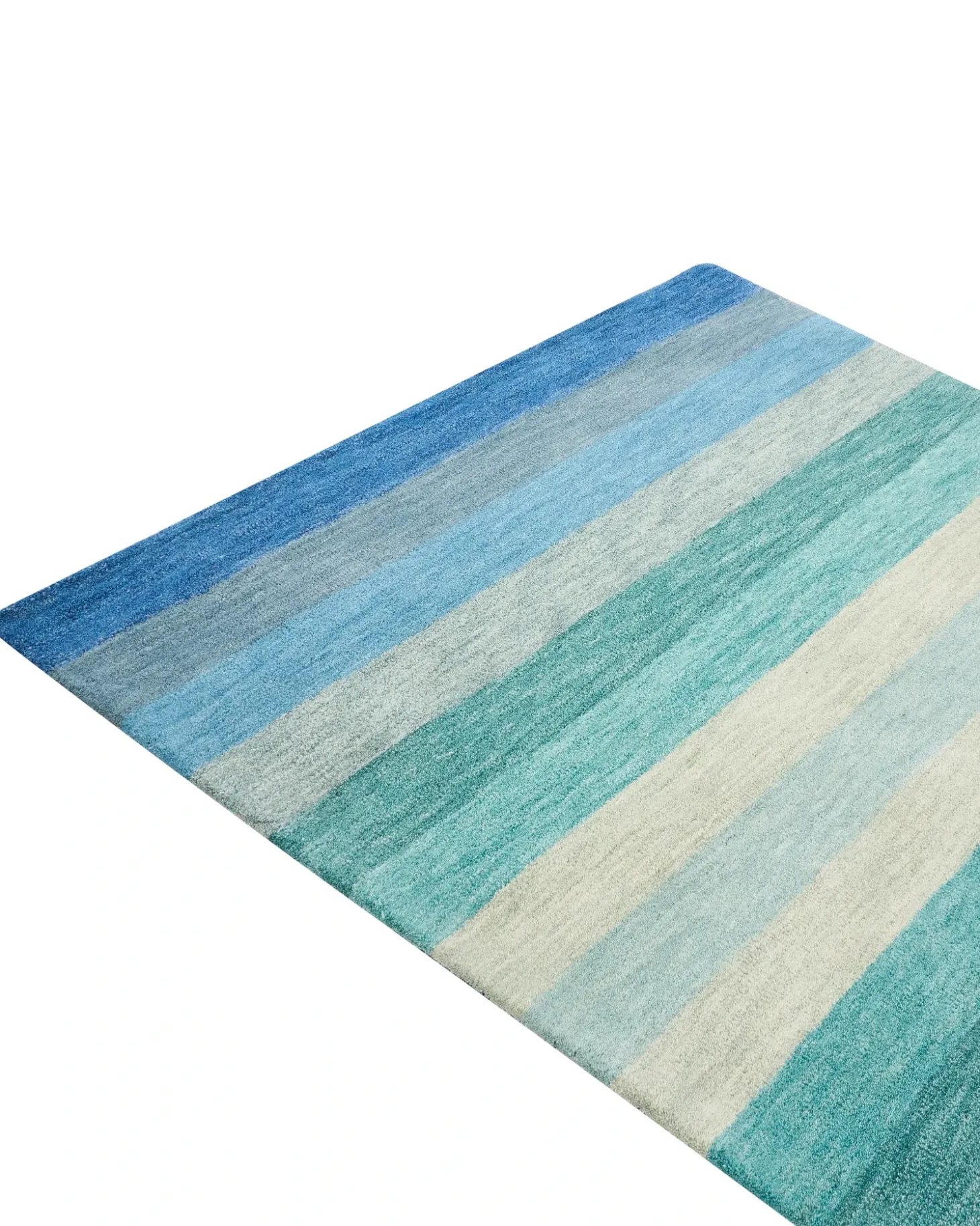 Gulvtæppe MAILSI Blå 140 x 200 cm Uld