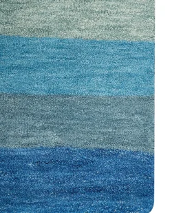 Gulvtæppe MAILSI Blå 140 x 200 cm Uld