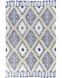Gulvtæppe MANAVGAT Lys Beige 140 x 200 cm Bomuld