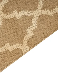 Gulvtæppe MERMER Beige 200 x 300 cm Jute