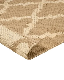 Gulvtæppe MERMER Beige 200 x 300 cm Jute