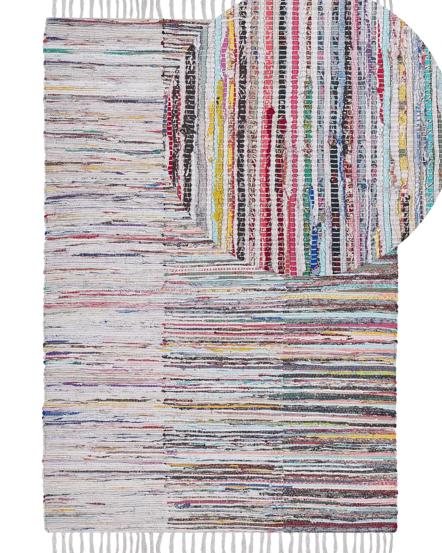Gulvtæppe MERSIN Multifarvet 160 x 230 cm Bomuld