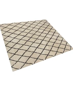 Gulvtæppe MIDYAT Beige 200 x 200 cm
