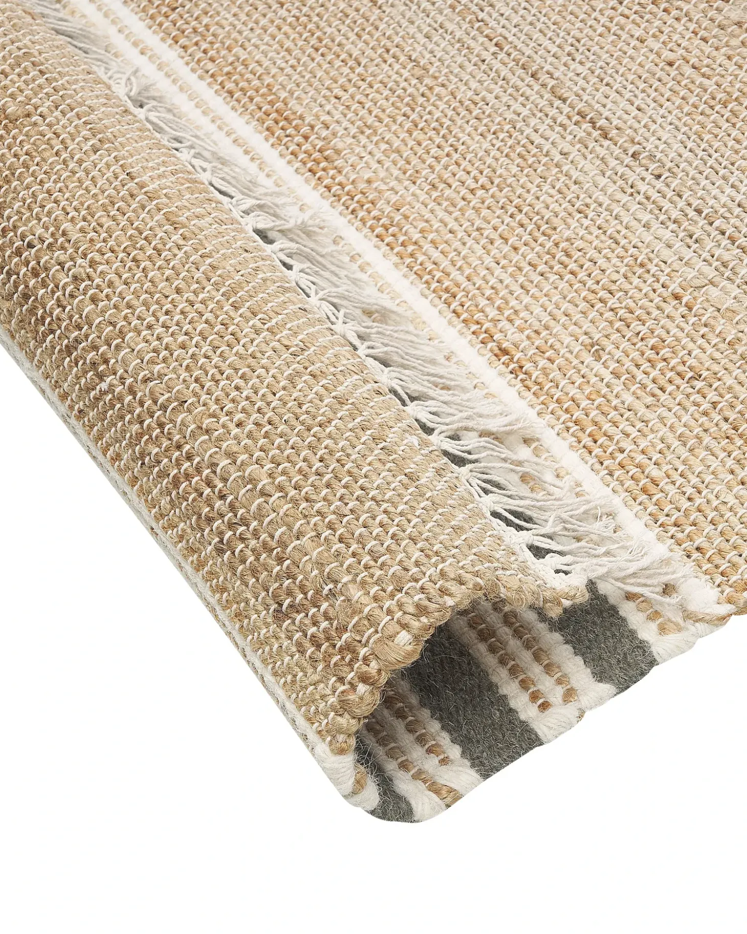 Gulvtæppe MIRZA Grå 80 x 150 cm Jute