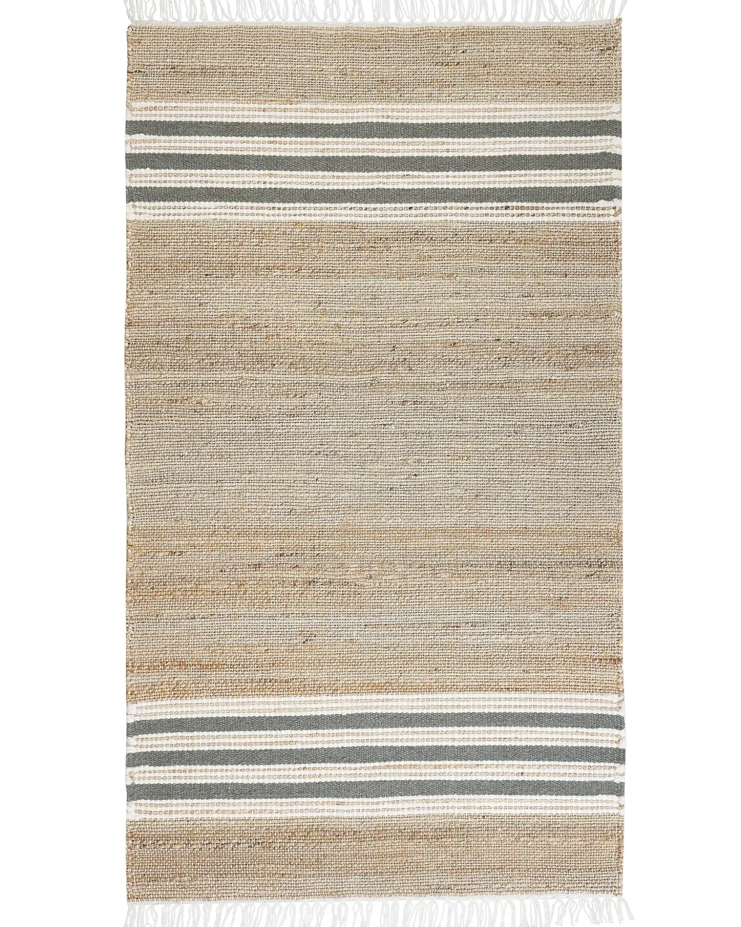 Gulvtæppe MIRZA Grå 80 x 150 cm Jute