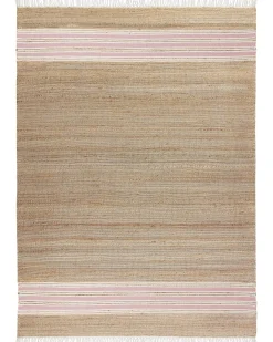 Gulvtæppe MIRZA Pastellrosa 160 x 230 cm Jute