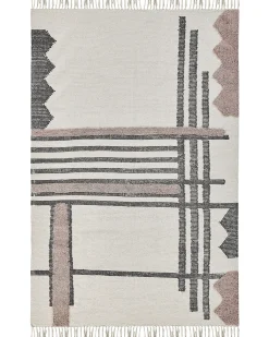 Gulvtæppe MURADIYE Beige 160 x 230 cm Bomuld