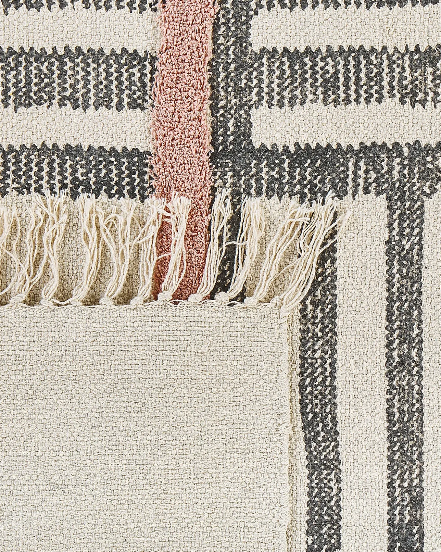 Gulvtæppe MURADIYE Beige 160 x 230 cm Bomuld