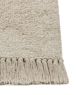 Gulvtæppe NURU Lys Beige 160 x 230 cm Bomuld
