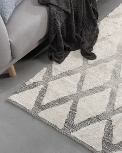 Gulvtæppe PENDIK Lys Beige 140 x 200 cm Bomuld