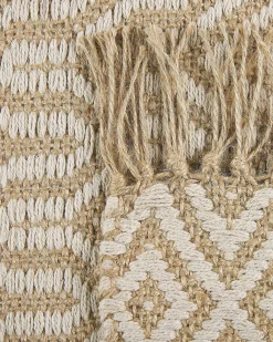 Gulvtæppe POZANTI Beige 50 x 80 cm Jute