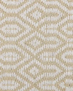 Gulvtæppe POZANTI Beige 140 x 200 cm Jute