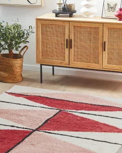 Gulvtæppe PURNIA Multifarvet 160 x 230 cm Bomuld