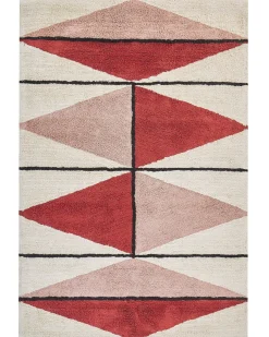 Gulvtæppe PURNIA Multifarvet 160 x 230 cm Bomuld