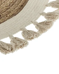 Gulvtæppe SAMSUN Beige ø 120 cm Jute
