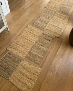 Gulvtæppe SANGLI Beige 80 x 300 cm Jute