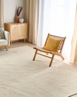 Gulvtæppe SASNAK Beige 300 x 400 cm Uld