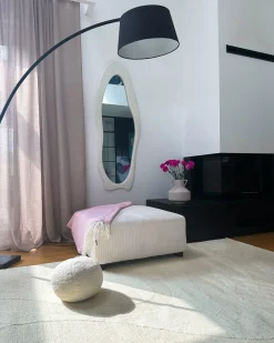 Gulvtæppe SASNAK Beige 300 x 400 cm Uld