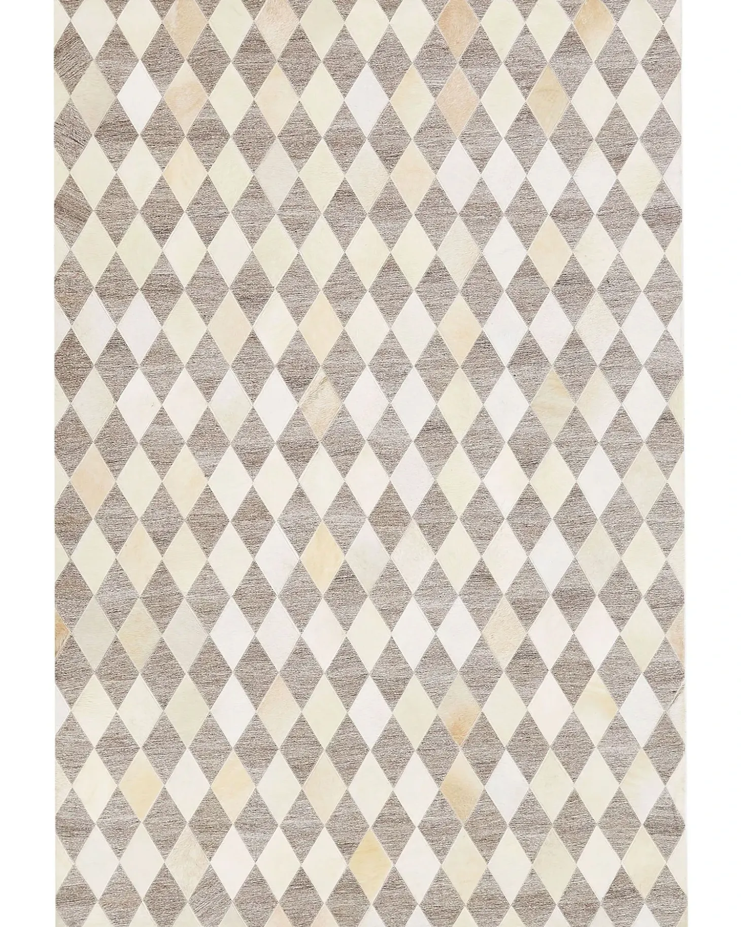 Gulvtæppe SESLICE Beige 160 x 230 cm Ægte læder