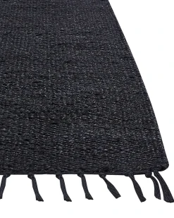 Gulvtæppe SINANKOY Sort 160 x 230 cm Jute