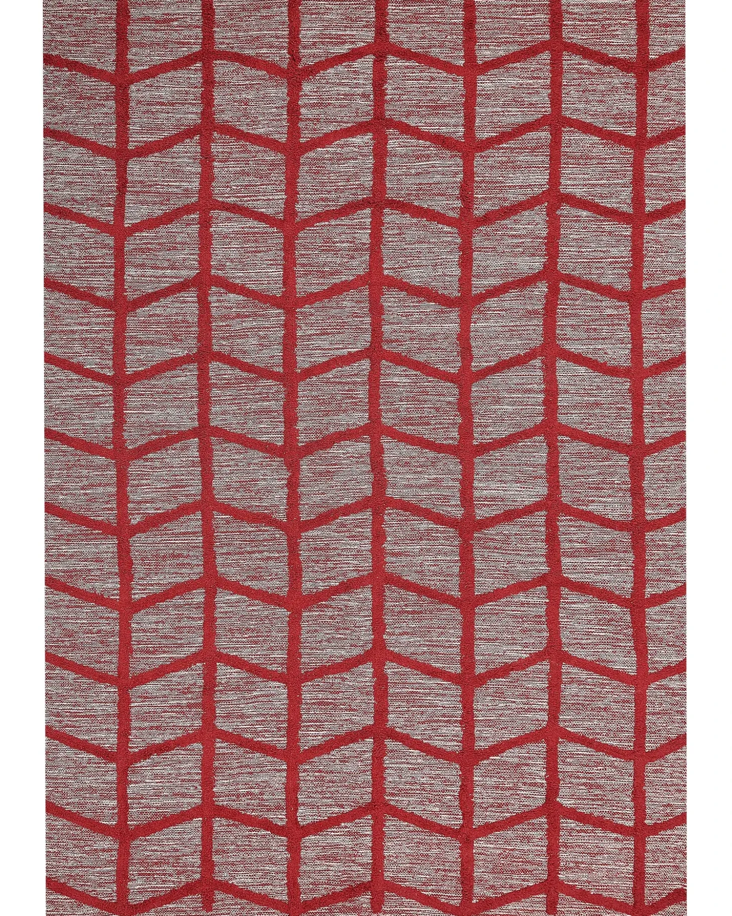 Gulvtæppe SIVAS Rød 160 x 230 cm Bomuld