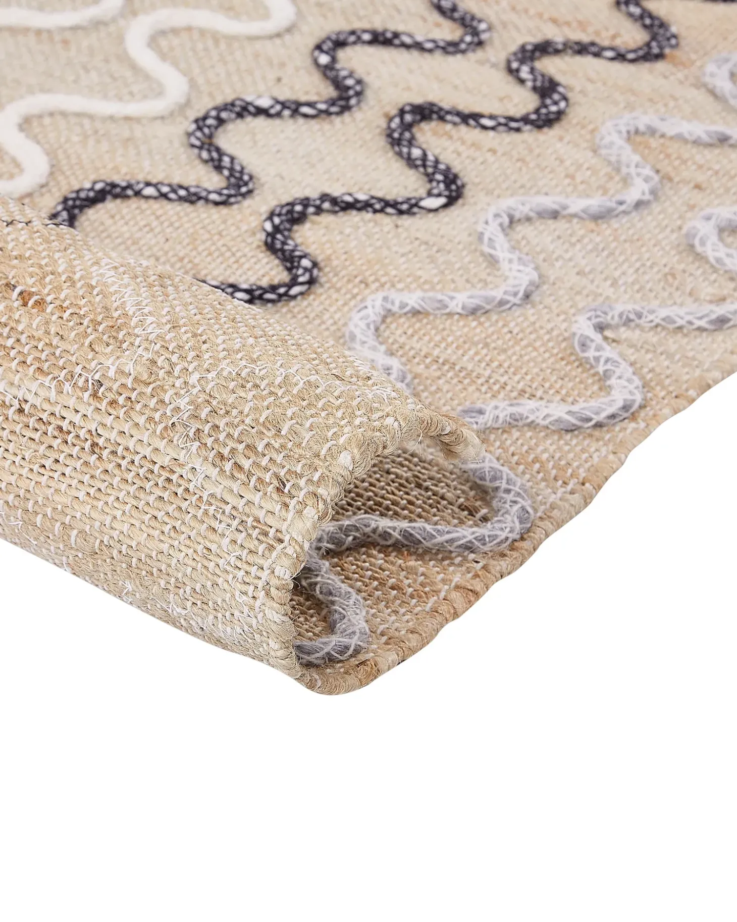 Gulvtæppe SOGUT Beige 160 x 230 cm Jute