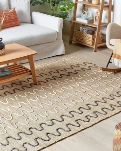 Gulvtæppe SOGUT Beige 160 x 230 cm Jute