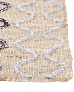 Gulvtæppe SOGUT Beige 140 x 200 cm Jute
