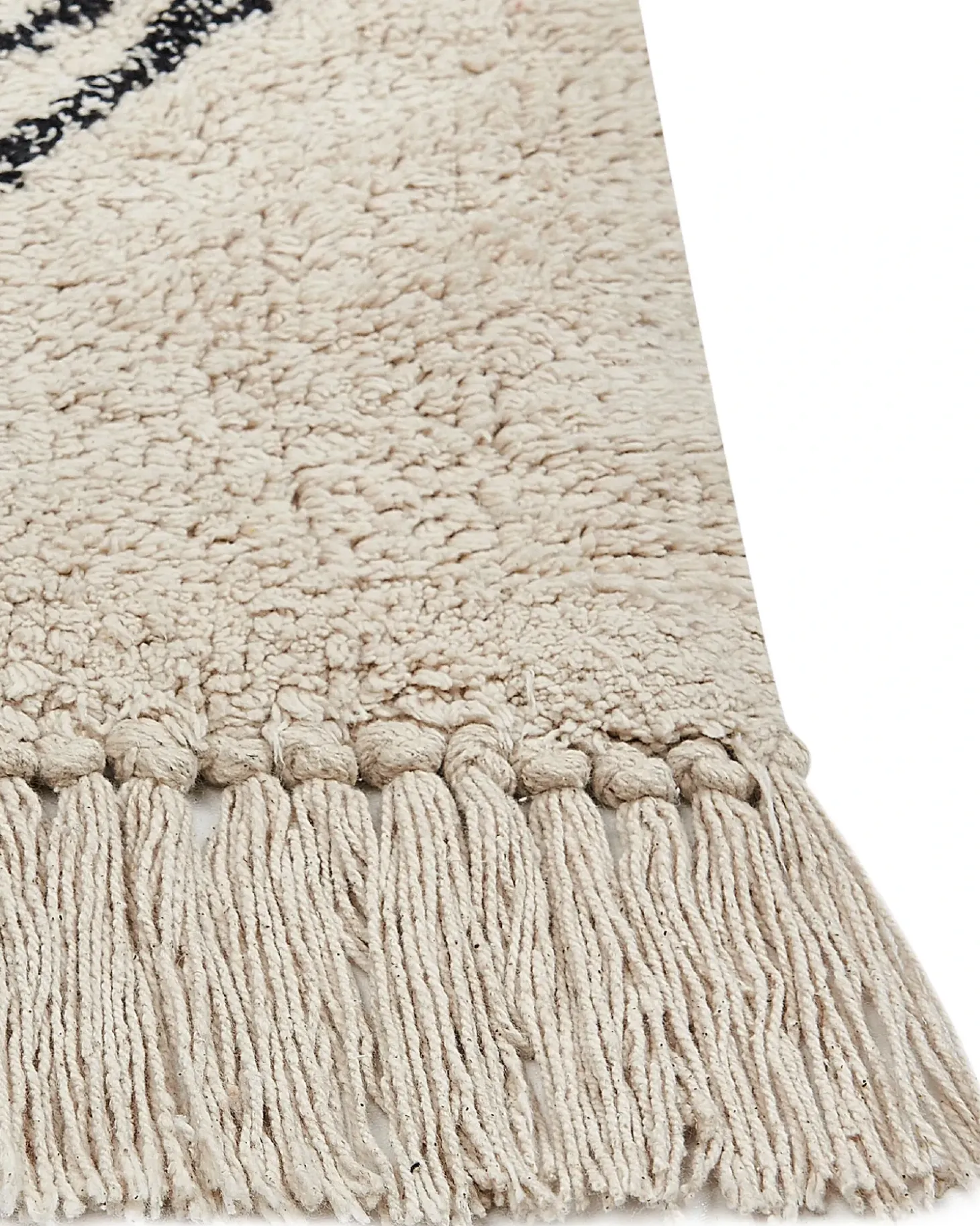 Gulvtæppe SOMEK Beige 160 x 230 cm Bomuld