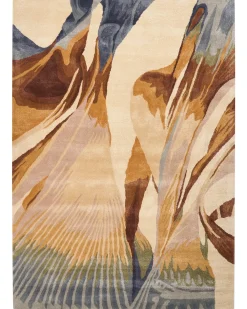 Gulvtæppe SWABI Multifarvet 160 x 230 cm Viskose
