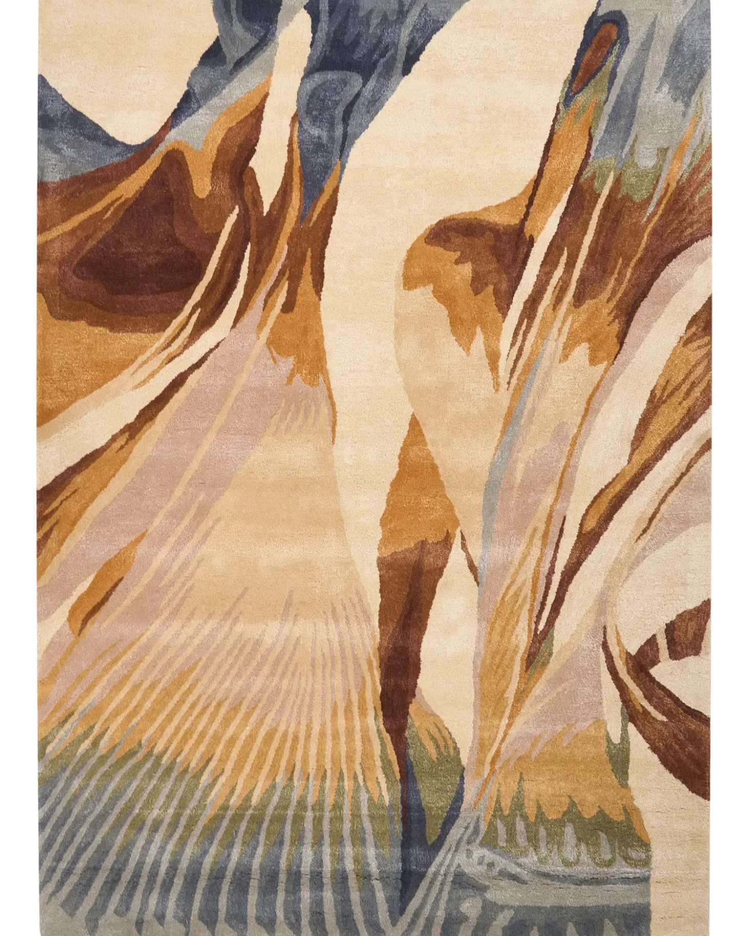 Gulvtæppe SWABI Multifarvet 160 x 230 cm Viskose