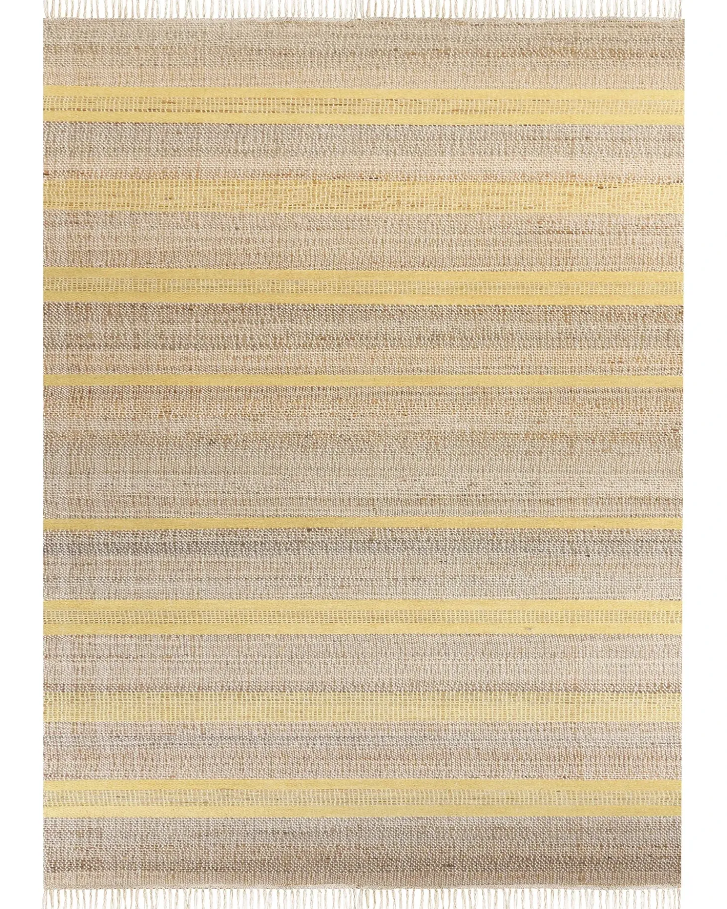 Gulvtæppe TALPUR Gul 160 x 230 cm Jute