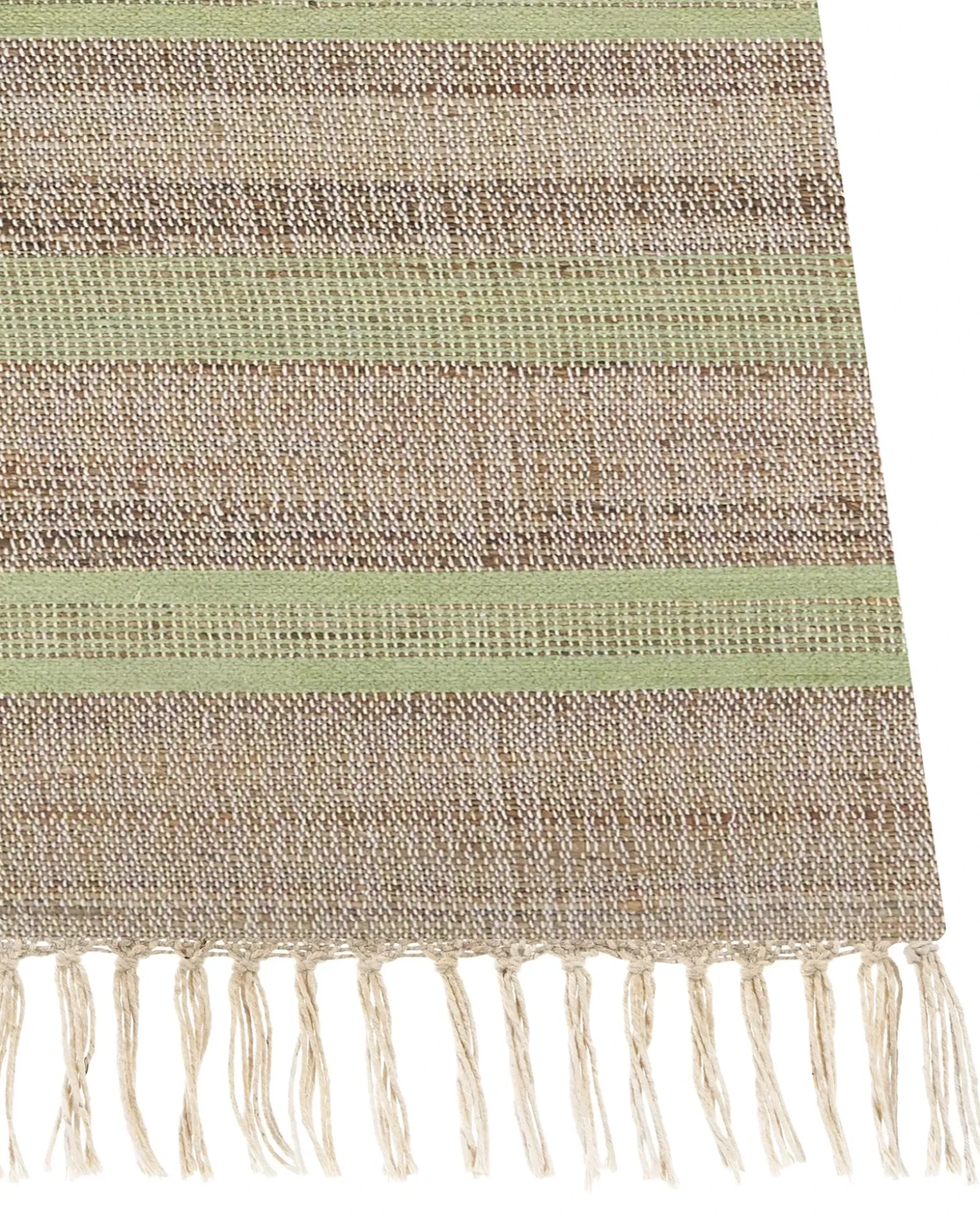 Gulvtæppe TALPUR Lysegrøn 160 x 230 cm Jute