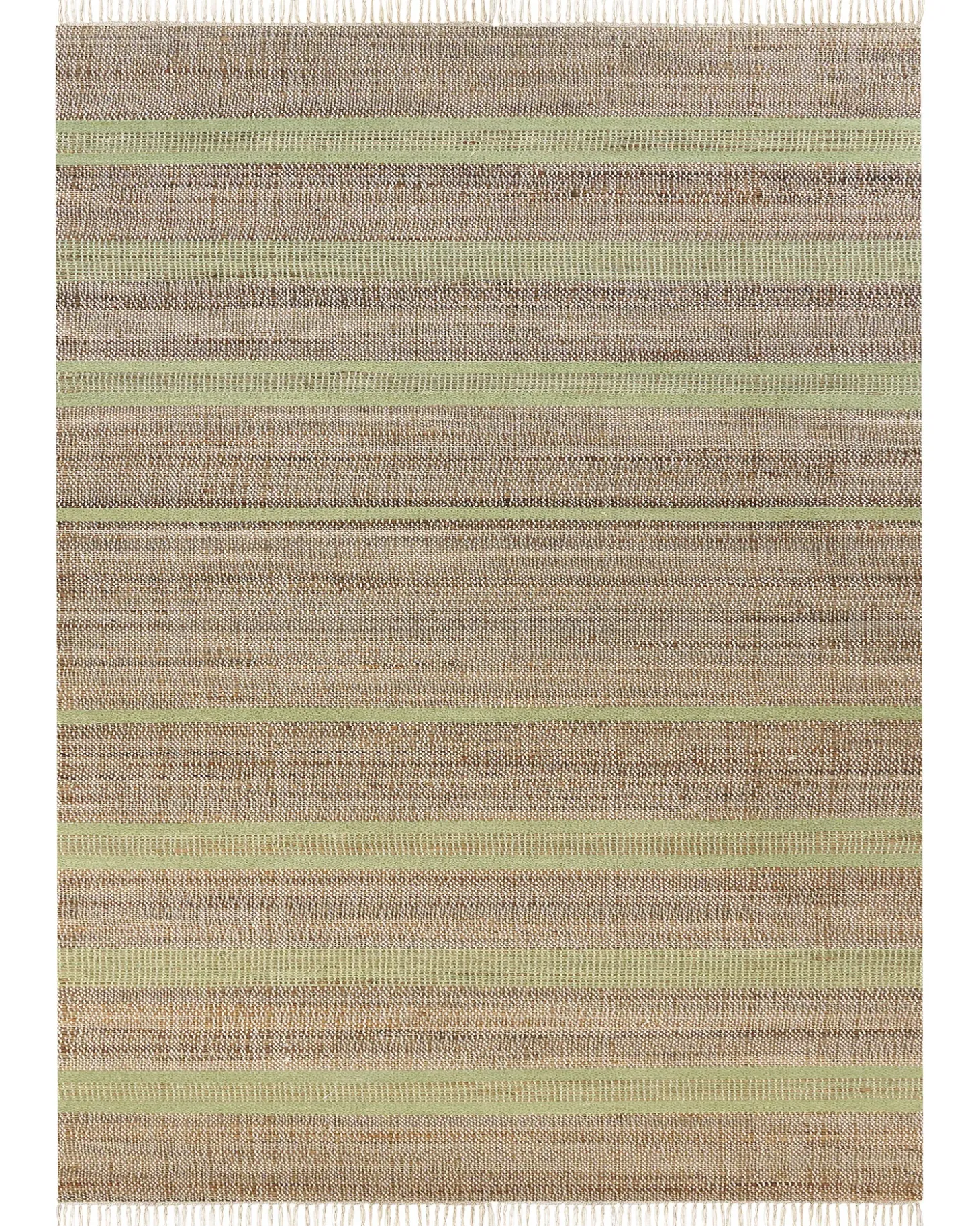 Gulvtæppe TALPUR Lysegrøn 160 x 230 cm Jute