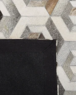 Gulvtæppe TAVAK Beige 160 x 230 cm Ægte læder