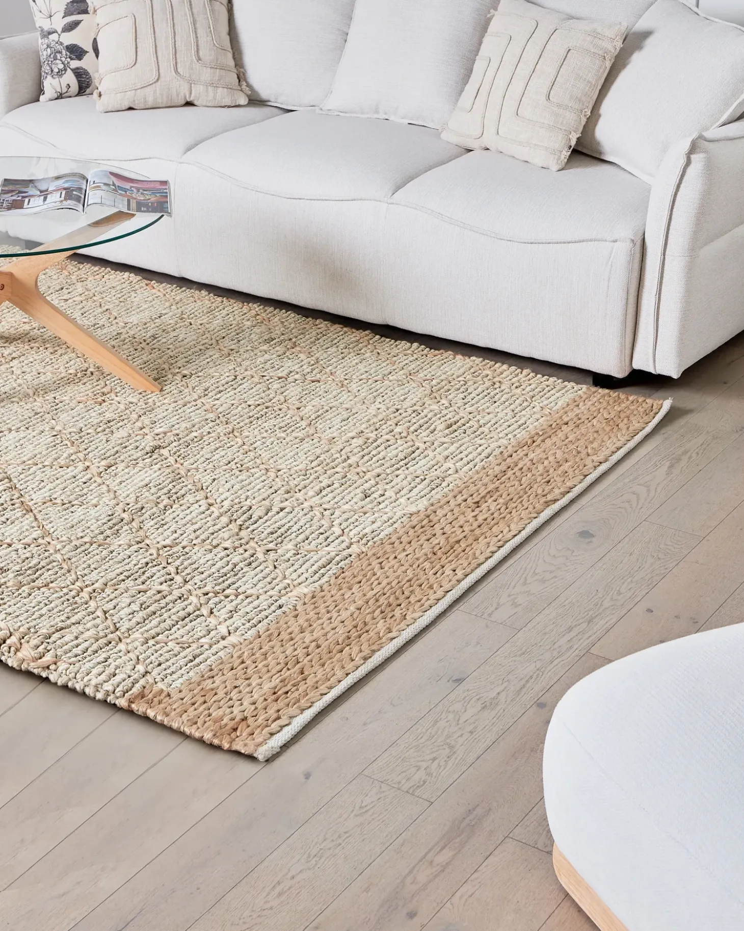 Gulvtæppe TELLIKAYA Beige 160 x 230 cm Jute