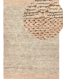 Gulvtæppe TELLIKAYA Beige 160 x 230 cm Jute
