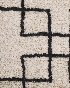 Gulvtæppe TURHAL Beige 160 x 230 cm Bomuld