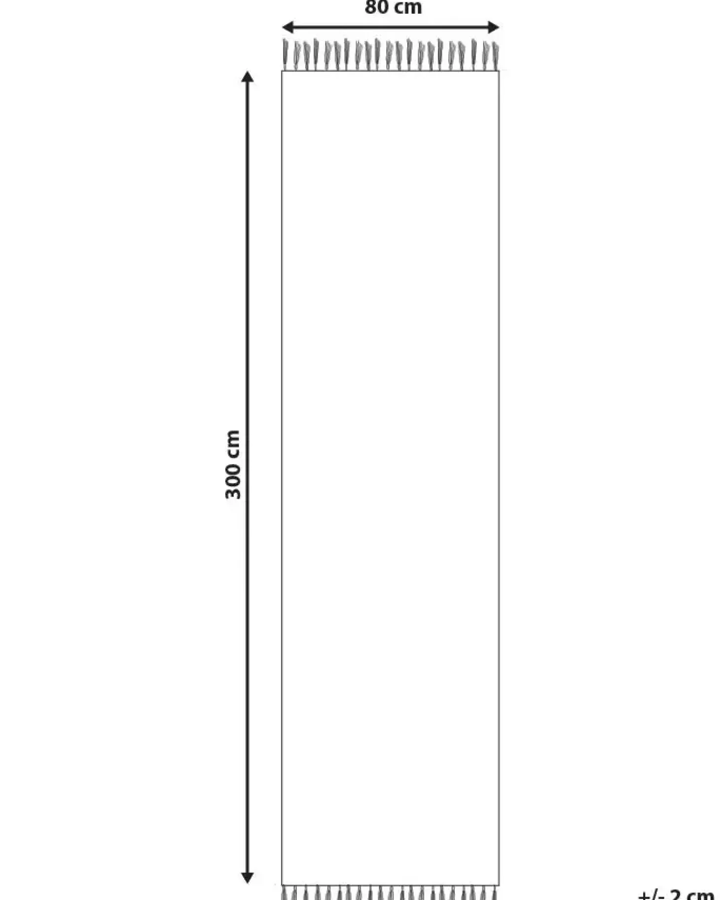 Gulvtæppe VARSER Multifarvet 80 x 300 cm Bomuld Kelim