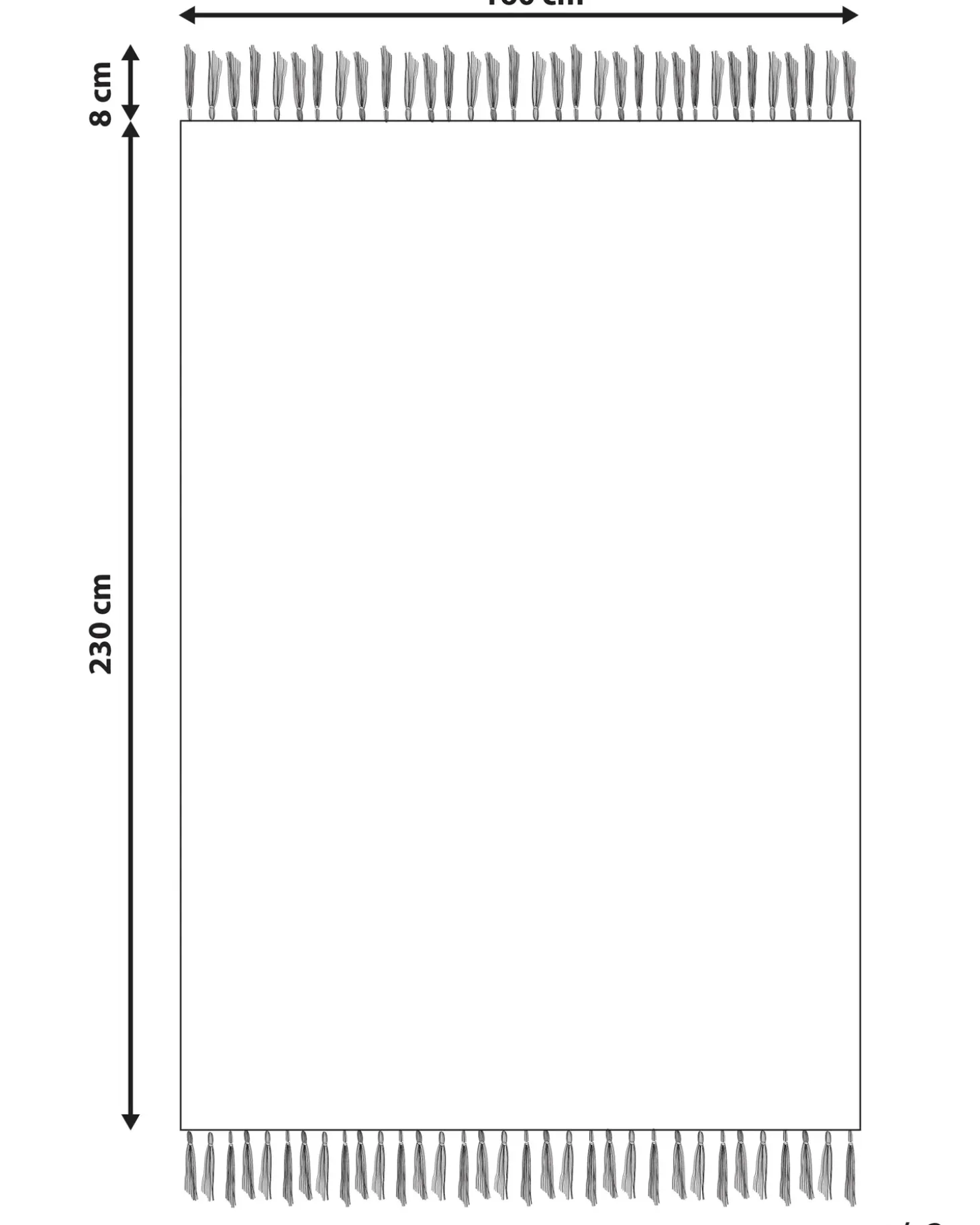 Gulvtæppe VOSKETAP Multifarvet 160 x 230 cm Uld Kelim