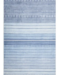 Gulvtæppe YARDERE Himmelblå 160 x 230 cm Viskose