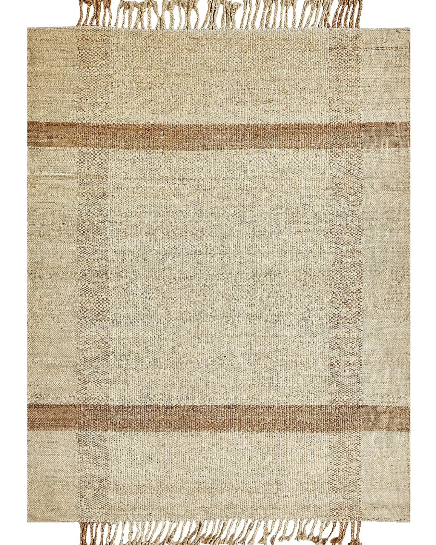 Gulvtæppe YELMEZ Beige 160 x 230 cm Jute