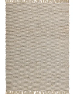 Gulvtæppe ZERDALI Beige 140 x 200 cm Jute