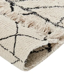 Gulvtæppe ZEYNE Beige 160 x 230 cm Bomuld