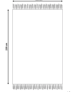 Gulvtæppe ACARLAR Beige 150 x 230 cm