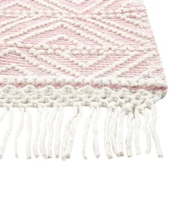 Gulvtæppe ADANA Lyserød 200 x 300 cm Uld