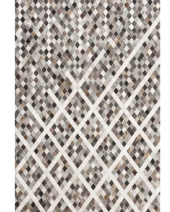 Gulvtæppe AKDERE Brun 160 x 230 cm Ægte læder