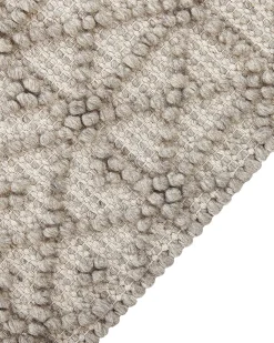 Gulvtæppe ALUCRA Sand Beige 160 x 230 cm Uld