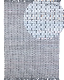 Gulvtæppe BESNI Grå 160 x 230 cm Bomuld