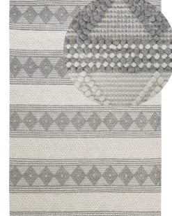 Gulvtæppe BOZOVA Lys Beige 160 x 230 cm Uld